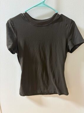 7 Diamonds Black Short-Sleeve Crewneck Tee